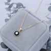 Inateannal Boho Gold Evil Eye Pendant Necklace Turkish Black Eye
