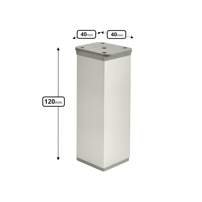Furniture Feet, Metal Table Legs, Height Adjustable, Sofa Feet, Aluminium