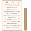 COCHIE Classroom Rules Poster for Classroom Decorations, Large 16"x24" Back