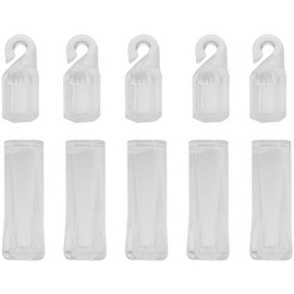 LBTODH 10PCS Window Blinds Replacement Parts Clear Blind Wand Tilt Hook and Handle Grip Fixture for Home Blinds Curtains Tilt Wand Repair
