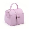 JTC LTD Pink Jewelry Box with Handle – 2-Layer Lightweight