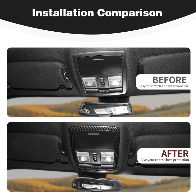 PDKLIN for Challenger Overhead Console Panel Trim Cover Fit for