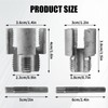 2pcs Pipe Thread Cutting Tools, Steel Premium 1/2'' and 3/4''