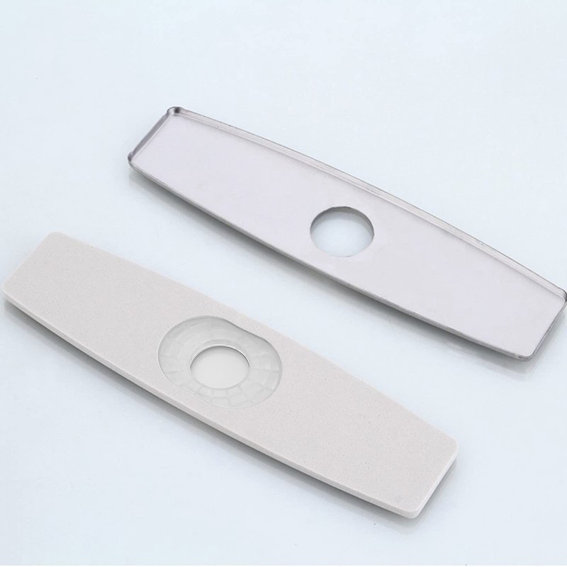 Aquafaucet 10" Kitchen Sink Faucet Hole Cover Deck Plate Escutcheon