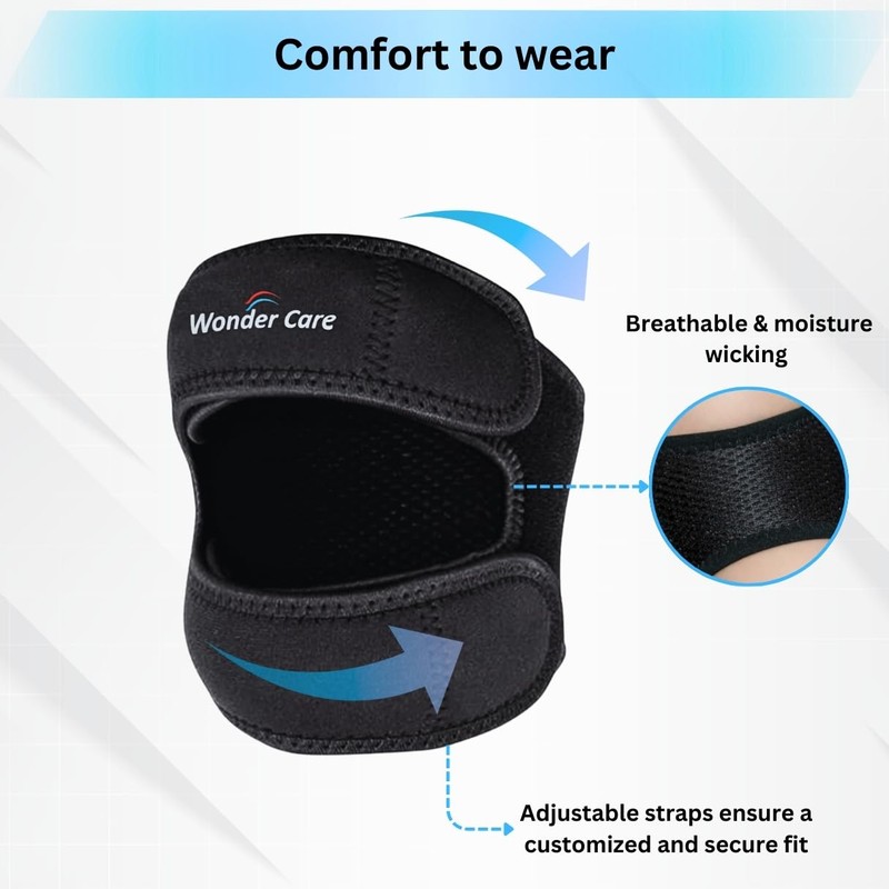 Wonder Care Adjustable Knee Brace for Knee Pain, Patella Knee