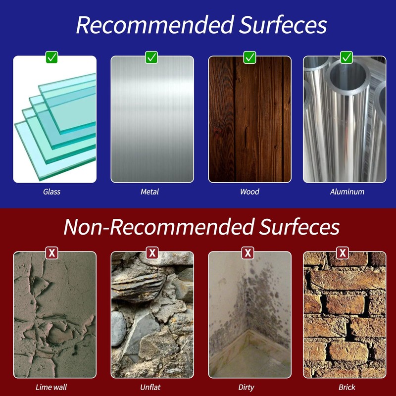 Art3d 8 Sets Hook and Loop Tape Sticky Back, 4"x2"