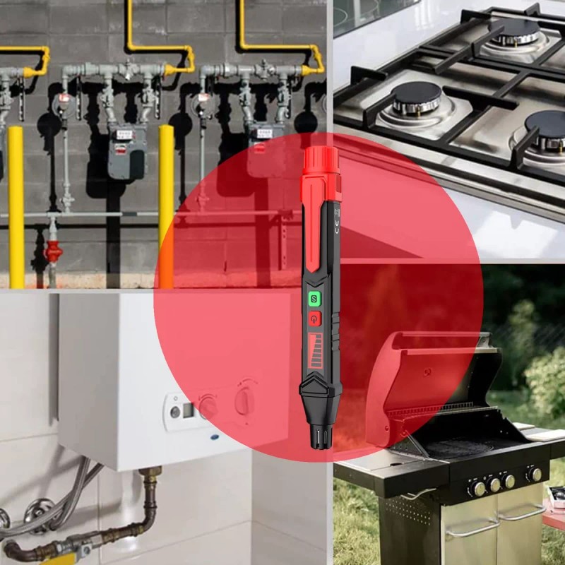 Nuoyatiyu Detector Fugas De Gas Localización Alta Sensible Con Alarma
