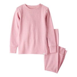 little planet by carter's Baby Girls' 2-Piece Pajamas Made with Organic Cotton, Pink Stripe