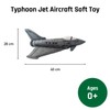 Typhoon Fighter Jet Aircraft Soft Toy - Cute Plush Toy