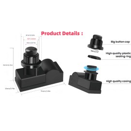 BGD 450 mm Double Ignition Kit Electronic Igniter, Propane Gas Grill Igniters with Double Ignition Electrode High Spark Plug Wire Fits for Gas Fireplace & Oven & Heater & Kitchen lgniter