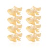 YISXVD Long Tassel Ginkgo Leaf Flower Earrings for Women Boho