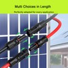 JXMXRPV 33Ft Solar Panels Extension Cables, 6mm² PV Cable with