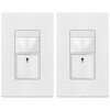 TOPGREENER Motion Sensor Switch, PIR Sensor with Ambient Light Level,