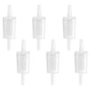 Pawfly 6 Pcs Aquarium Air Pump Check Valves Clear Plastic