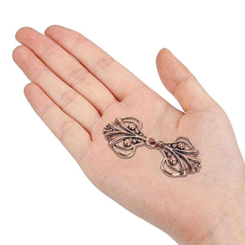 uxcell Cloak Clasp, 4 Pairs Sew on Hooks and Eyes
