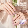 CANNI- Esmalte de uñas en gel nude, 1 pieza de