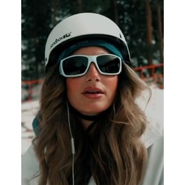 TIJN Polarized Sports Sunglasses for Men Women, UV400 Protection Goggles Driving Running Golf Sports Glasses with a Floating Strap, Sonia