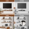 Heimlove Floating Shelves for Wall 36 Inches Long,9.3" Deep Walnut