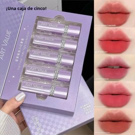 Set De Labiales Art Value Mate Terciopelo Otoño, Larga Durac