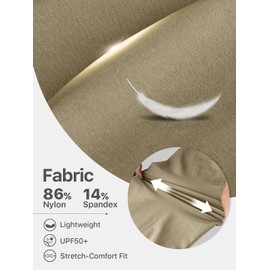 FREE SOLDIER Men's Outdoor Cargo Hiking Pants with Belt Lightweight Waterproof Quick Dry Tactical Pants Nylon Spandex (Sand 34W/34L)