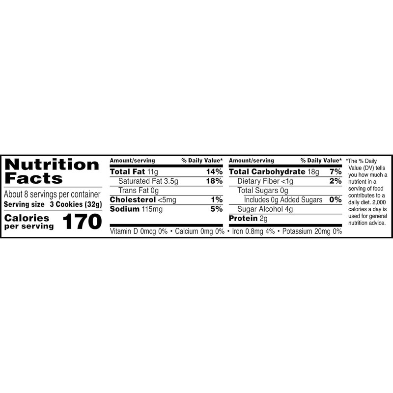 Sugar Free Cookies byMurray- Pecan Shortbread - 8.8 Oz Tray