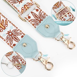 WYUIZWALWA Phone Strap with Zippered Pouch, Clip and Go Strap for Phone with Wallet Crossbody, Multifunction Phone Lanyard Crossbody, Adjustable Phone Strap Crossbody Blue