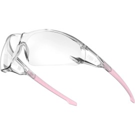 HTS HUNTERSKY ANSI Z87.1 Anti-Fog Wrap-Around Clear Safety Glasses, Pickleball lab chemistry g