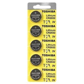 Toshiba 5 x New Original Toshiba CR2032 CR 2032 3V LITHIUM BATTERY BR2032 DL2032 Remote