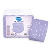 Forsite AM PM Briefs Printed Adult Diapers, Lavender + Stars,