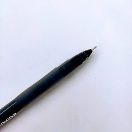 Accod Gel Ink Rollerball Pen Large Capacity Black Gel Ink Pen 0.4mm Fine Line Office & School Supplies Pen Handwriting Supplies Gel Pen Pack of 12-Black