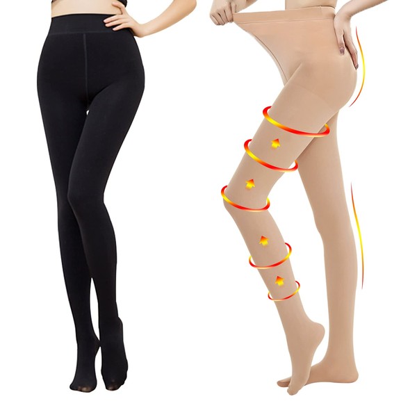 2 pares de medias de compresión para mujer de 20