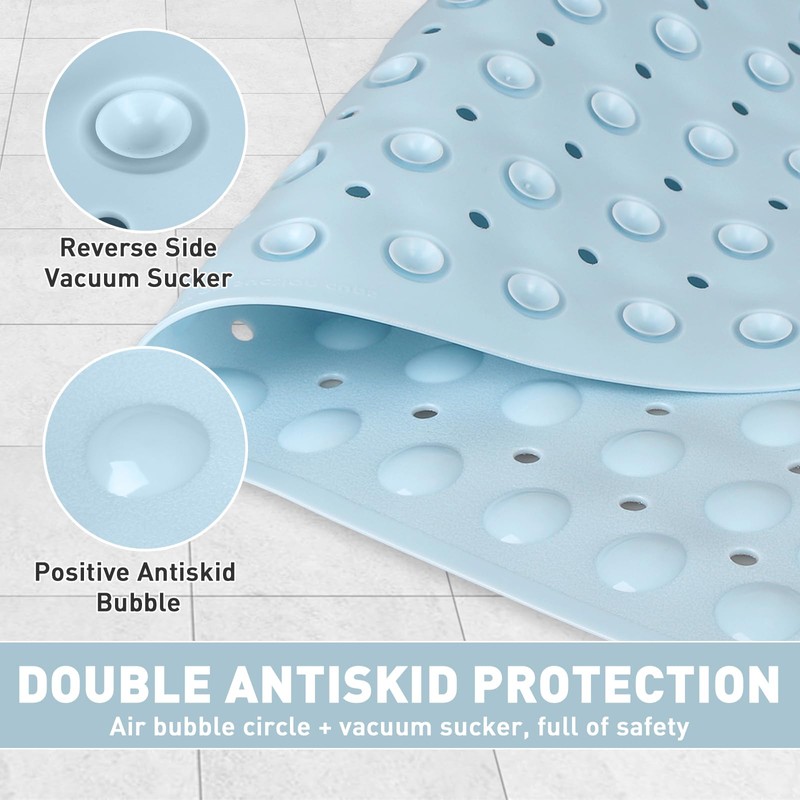 Corner Shower Mat Non Slip: 54 x 54 cm Quadrant