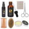 7pcs Male Beard Care Grooming Kit Professional Beard Brush Comb