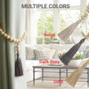 HIASTRA Magnetic Tassel Curtain Tiebacks - Elegant Decorative Window Holdbacks