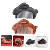 Healeved 2pcs Bunny Comb Portable Wood Hair Combs for Women
