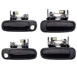 FAERSI - Tiradores de puerta exteriores exteriores delanteros y traseros de repuesto para Toyota Corolla 1998 1999 2000 2001 2002