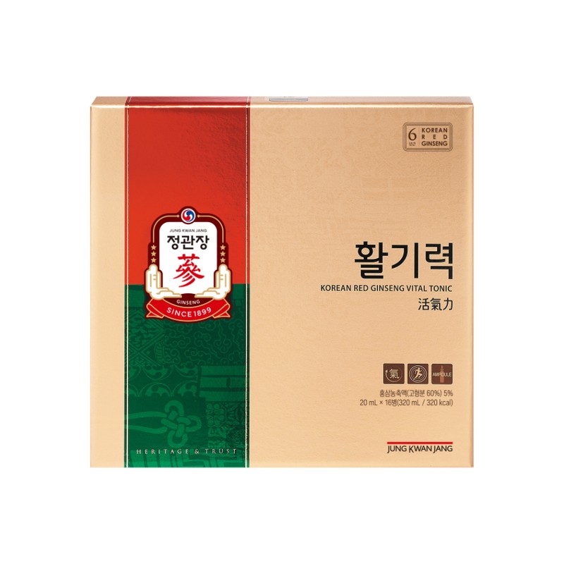 Jeonggwanjang CheongKwanJang Vitality 20ml 16 packs, 1 unit / 정관장
