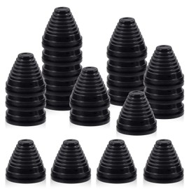 Glarks 20Pcs 35mm Rubber Grommets Kit, Tower Shaped Drill Hole Grommets Wire Protection Firewall Hole Plug Grommets for Wire, Cable, Plug, Plumbing (35mm)