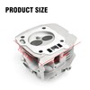 Anxingo Cylinder Head Kit with Valve Cover Rockers Spark Plug,