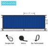 Coarbor Privacy Fence Screen Privacy Fence with Grommets Blue Heavy