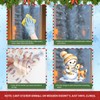 AivaToba 9 Stück Fensterbilder Weihnachten Schneemann Schneeflocken Weihnachtsdeko Fenster Wiederverwendbar
