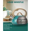 Tea Kettle Stovetop,2.0QT Loud Whistling Kettle for Boiling Water Coffee