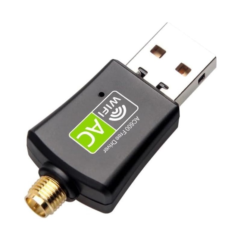 USB WiFi Adapter 600Mbps Wireless Card Network Dongle for PC