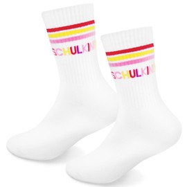 Orifinter Schulkind Cotton Socks 27-32 Children's Cotton Socks School Gift, colour