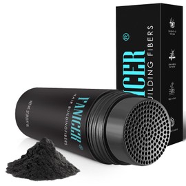 Hair Powder for Thin Hair,Fill In Fine and Thinning, Leave Hair Thicker in Seconds, Hairline Powder for areas with less hair 27.5 g (Black)