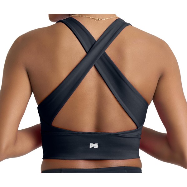 POPSUGAR Long Line Sports Bra Women, Workout Crop Tops for