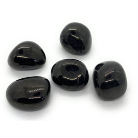 Jet Crystal Large Tumbled Stone - 1 Pc