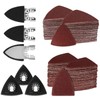 156 Pieces Multitool Sanding Plate Accessory Kit, 3 Finger Sanding