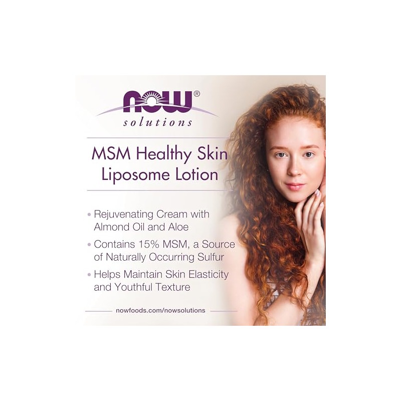 NOW MSM Liposome Lotion, 8-Ounce