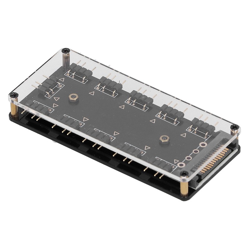 FREEZEMOD RBW Hub Splitter 10-Way Support 5V Lamp with Fan